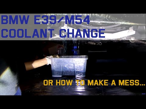 💦 [BMW E39/M54] Coolant Change (Regular Change Prevents Corrosion!)