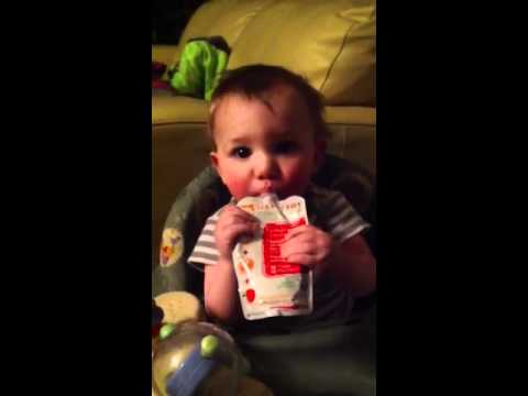 That's one happy tot!