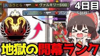 【APEX】プレデター目指してS28スプリット2開幕ランク4日目【ゆっくり実況】【Apex Legends】