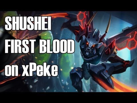 Shushei killing xPeke for first blood