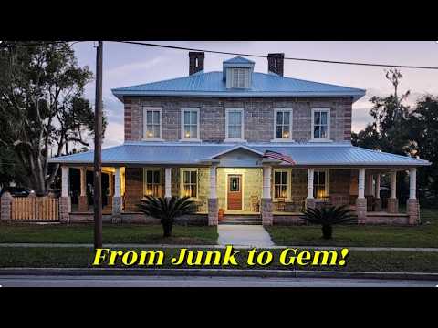 Ep13 Installing the Floor, Knee Wall, Cabinet, Barn Door & Wall in our 1907 Abandoned Home #renovate