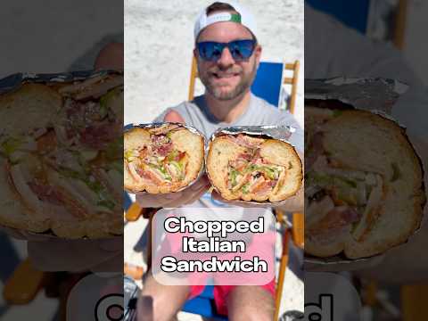 The Viral Chopped Italian Sandwich! #chopped #sandwich #viralrecipe