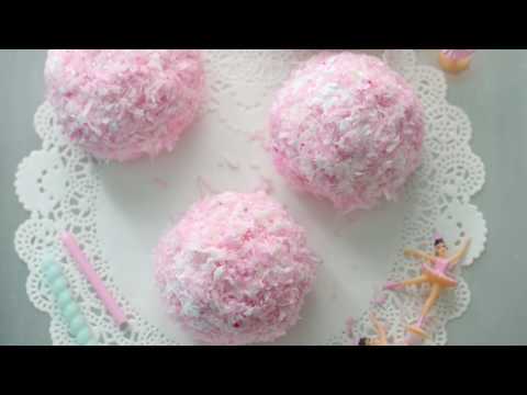 HOW TO MAKE; PINK VINTAGE SNOWBALLS