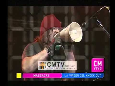 Massacre video La vírgen del knock out - CM Vivo 2011