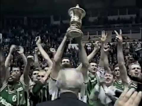 1998. Žalgiris – Stefanel. Apdovanojimas. (Europos Taurės Finalas)