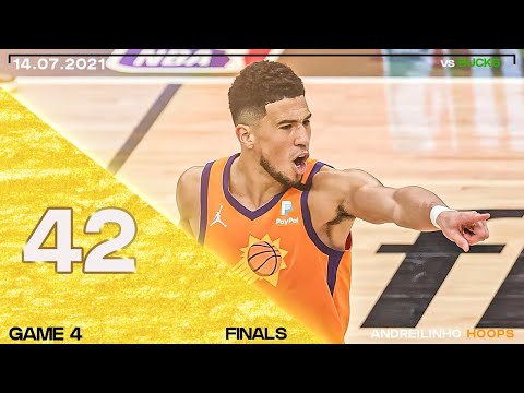 Devin Booker Full Highlights vs Bucks G4 NBA Finals ● 42 POINTS! ● 14.07.2021 ● 60FPS