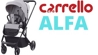 Carrello Alfa CRL-5508 Ukázka kočárku Carrello Alfa