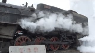 preview picture of video '[China Steam Loco JS]Yuanbaoshan Coal Mine Railway JS8242 元宝山の蒸機(1/4)[建設]'