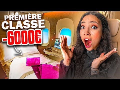 Je TESTE un VOL PREMIÈRE CLASSE pour DUBAÏ ! (-6 000€)