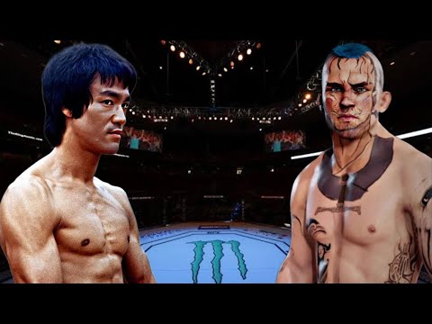 BRUCE LEE VS DEAD WALKER 😱🔥*OMG* (EA SPORTS UFC 4) UFC KNOCKOUTS | UFC 2023 | BRUCE LEE FIGHT |UFC