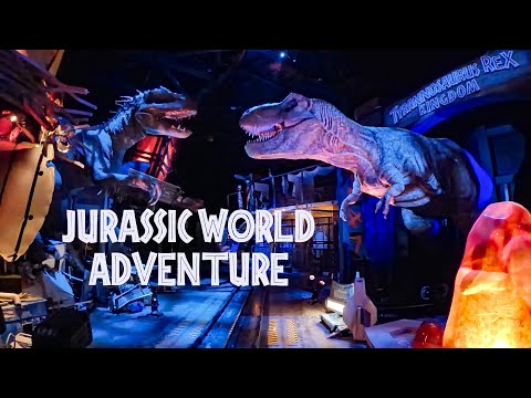 Video: Jurassic World Adventure On Ride POV - Universal Studios Beijing