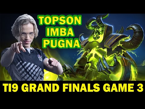 TOPSON PUGNA SLAUGHTER TEAM LIQUID |  OG VS LIQUID GAME 3 | TI9 GRAND FINALS