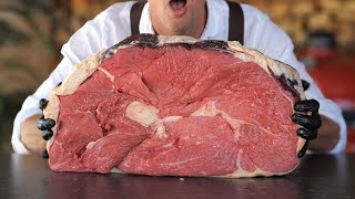 I Grilled a GIANT 50 Lbs. 25 KG Tom & Jerry Steak