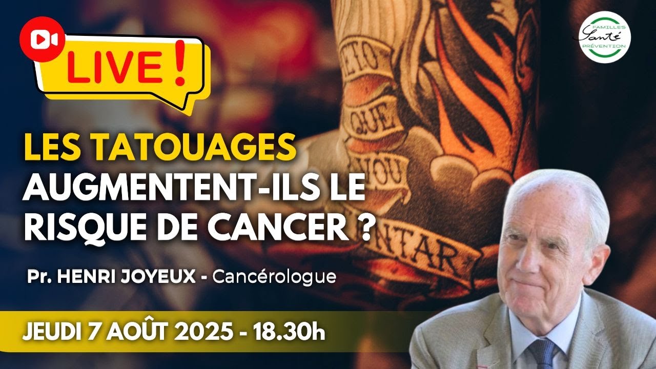 LIVE ! Les tatouages augmentent-ils le risque de cancer ?
