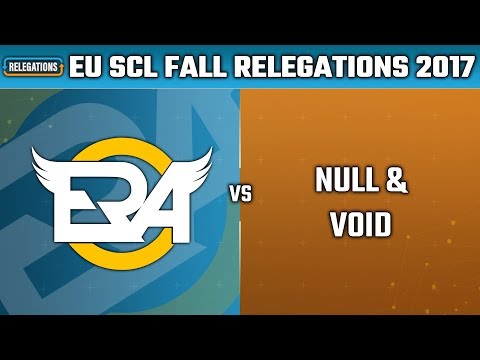 SMITE: SCL Fall Relegations EU 2017 - ERA Eternity vs. Null & Void