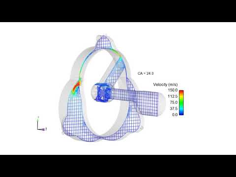 Simulating LiquidPiston's X-Engine with CONVERGE