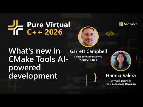 Video Thumbnail: What's new in VS Code CMake Tools: AI-powered development