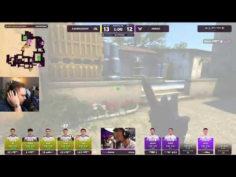 OhnePixel Reacts to Epic CS:GO Knife Attempt - Heroic vs. Gamerlegion Blast Major Paris 2023!