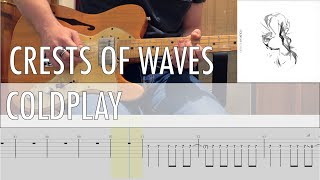Crests Of Waves Coldplay Cover • Guitar Tab • Tutorial • Lesson