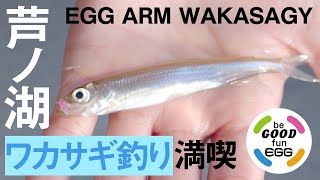 芦ノ湖で簡単ワカサギ釣り！～エッグアームワカサギ―～