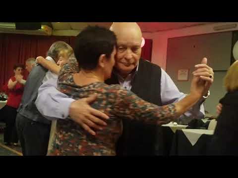Tango dancing en Lo de Celia Milonga Rojo to Darienzo August 2018