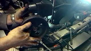 power steering pump replacement on a blazer