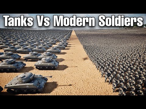 10,000 TANKS VS 2 MILLION MODERN SOLDIERS | Ultimate Epic Battle Simulator 2 | UEBS 2