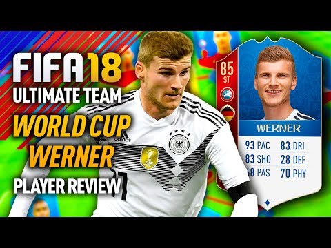FIFA 18 WORLD CUP WERNER (85) PLAYER REVIEW! FUT 18 WORLD CUP