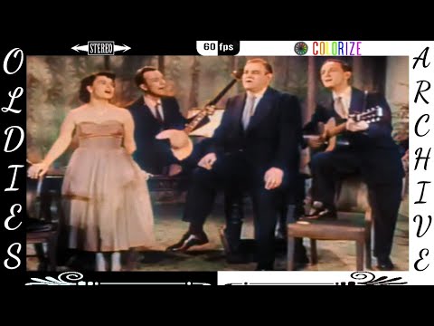 The Weavers - Goodnight Irene (Film, 1950) [Colorize + Stereo Mix + 60fps]