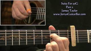 How To Play James Taylor Suite For 20G (intro's only)