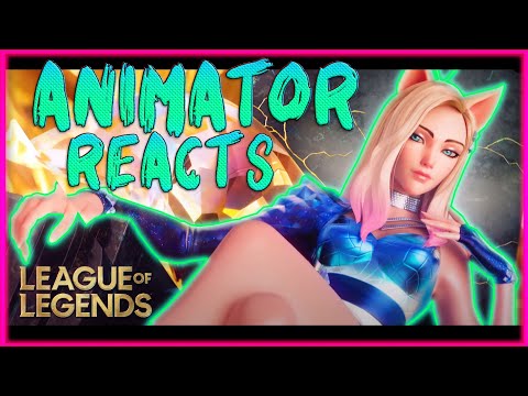 ANIMATOR REACTS | K/DA MORE (ft. Madison Beer, (G)I-DLE, Jaira Burns, Seraphine) | League of Legends