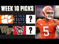 College Football Week 10 EXPERT PICKS: Clemson-Notre Dame, Wake Forest-NC State | CBS Sports HQ