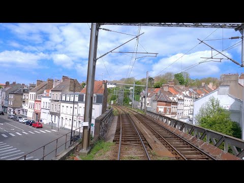 ★ 4K 🇫🇷 Amiens - Calais cab ride in a BB67400, France [04.2023] VSOE Führerstandsmitfahrt