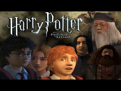 Harry Potter and the Prisoner of Azkaban - All cutscenes (Full game movie) PS2