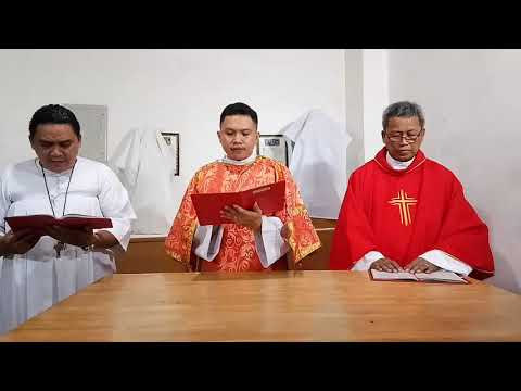 VENERATION OF THE CROSS by Fr. Ciano at SVFP on 4/10/20.