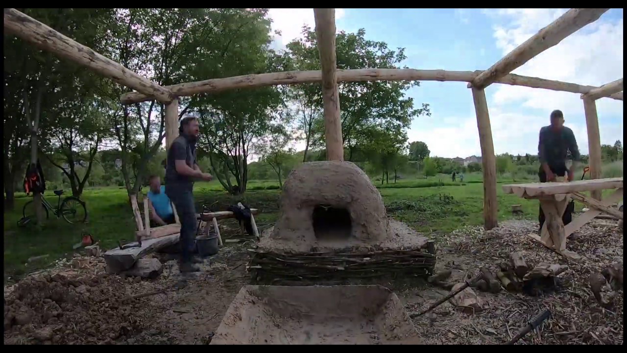 Створення давньоруської печі на Оствиці