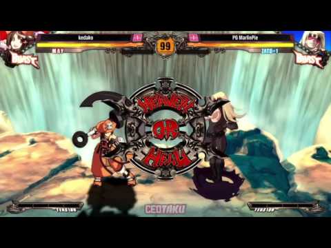 CEOTAKU 2016 GGXrd R Top 8 - kedako vs PG MarlinPie