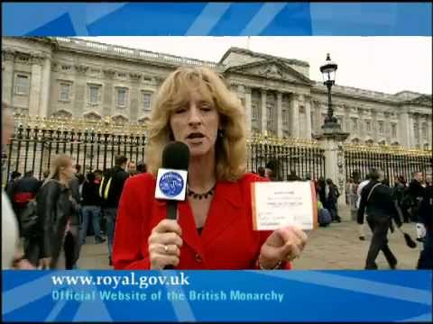 Tea in London: Buckingham Palace - About to attend an Investiture.