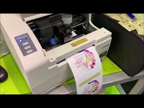 Imprimante d'étiquettes couleur Primera LX600e / LX610e* (*avec plotter de dacoupe)