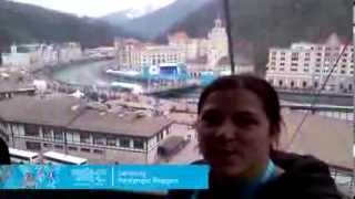 Kimberly Joines: Day 1 wrap up at the Medals Plaza | Rosa Khutor video