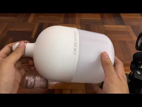 Illuminator Equalizer 200W Bicolor LED Bulb E27 Demo For Photography Videography Cinematography