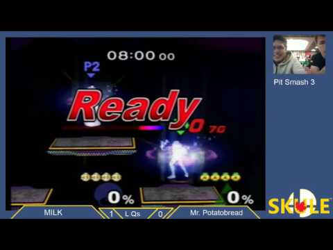 Pit Smash 2.3 Melee - Mr. Potatobread(Sheik) vs MILK(Peach)