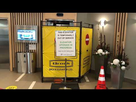 MOD IN PROGRESS! Talking Otis/Brock Hydraulic Elevators at 1001 Champlain Ave in Burlington ON