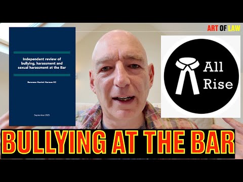What can you do when a barrister or judge bullies or harasses you?