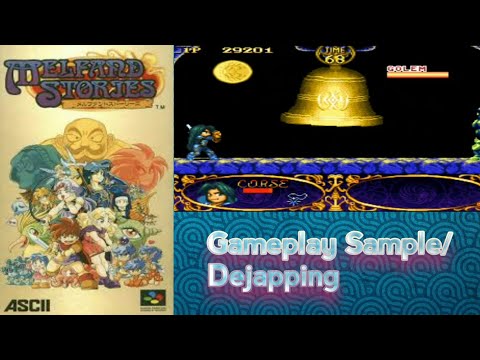 Melfand Stories (SFC/SNES) - Gameplay Sample/Dejapping (Jap➡Por-BR)