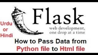 Python Flask Tutorial| How to pass data from python file to Html file.!!