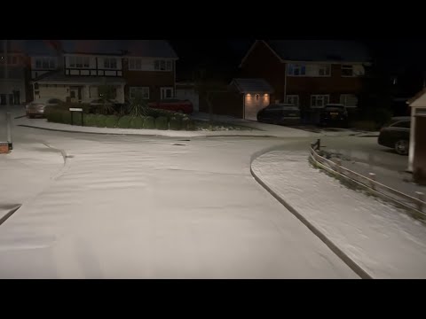 Gritting thin thin layer of ice every where very slippy 