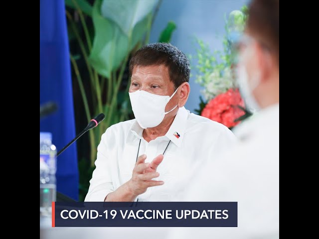 Duterte approves prepayment for Pfizer’s COVID-19 vaccine