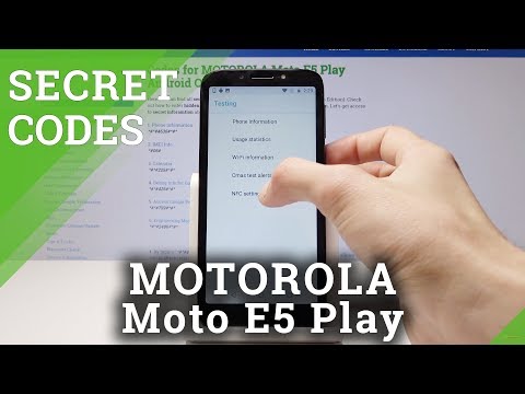 How to Use Secret Codes in MOTOROLA Moto E5 Play - Hidden Mode / Secret Options