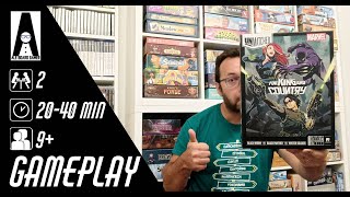 MARVEL UNMATCHED: FOR KING AND COUNTRY [Gameplay] Partita completa, Black Panther vs Vedova Nera!